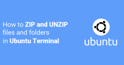 Zip and Unzip Command In Ubuntu Terminal