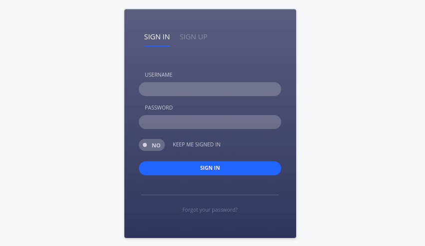 Animated Login Sign up Forms