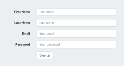 Bootstrap Vertical Form, Horizontal Form, And Inline Form Example