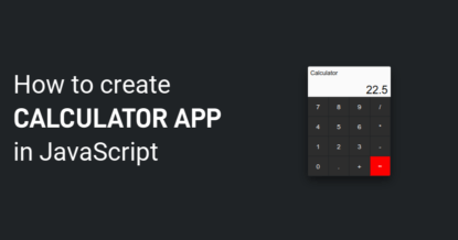 JavaScript Calculator Program | Calculator App with JavaScript