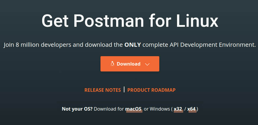 Download Postman for Linux