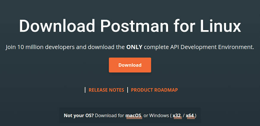 postman download for ubuntu 20.04