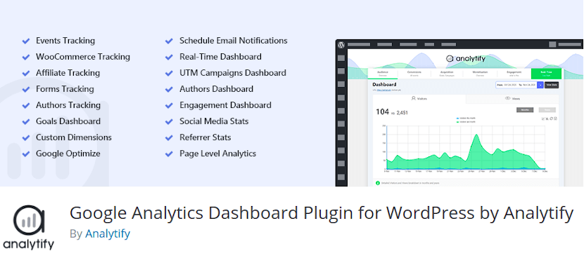 Analytify WordPress Google Analytics Plugin