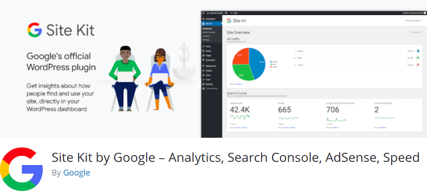 Site Kit by Google – Analytics, Search Console, AdSense, Speed